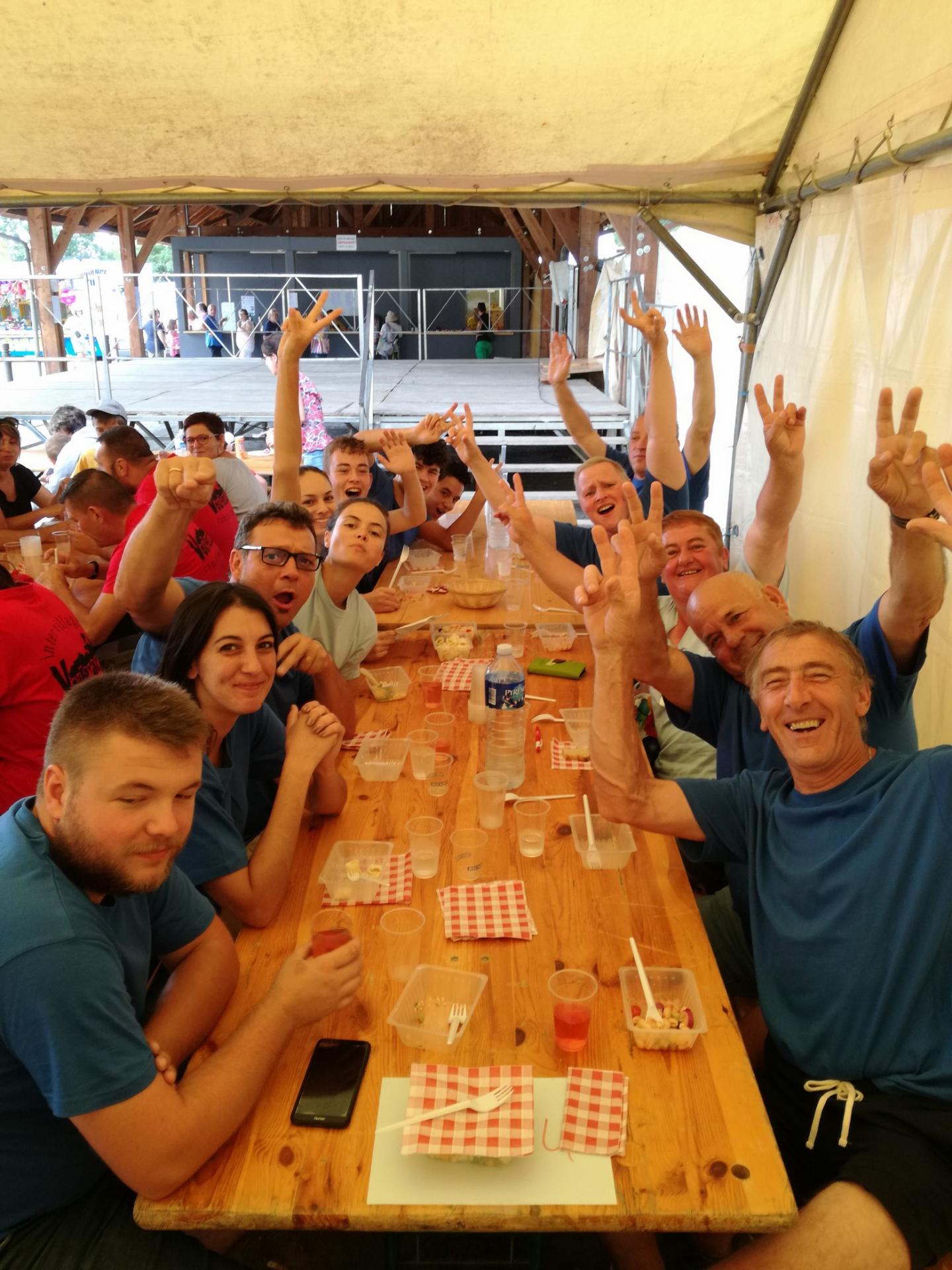 6 équipes joyeuses à l'inter-villages 2018