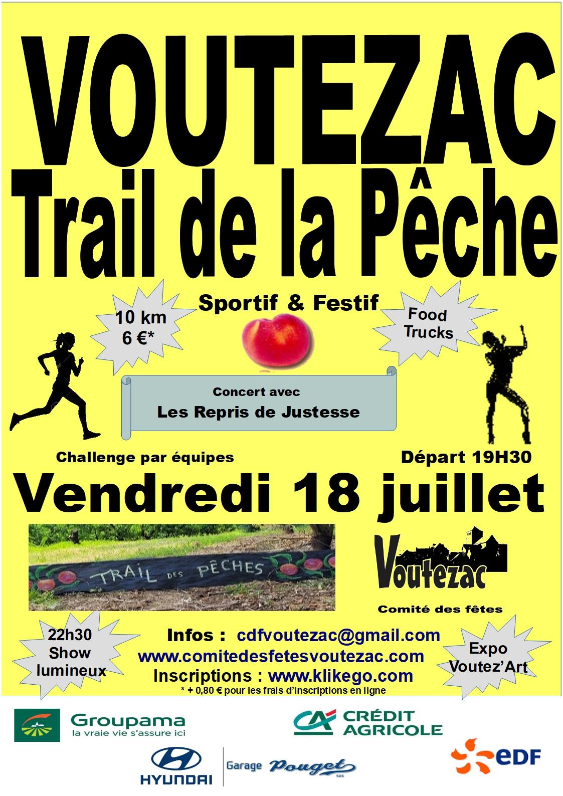 Affiche trail peche 2025